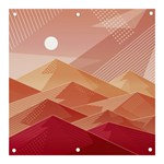 Mountains Sunset Landscape Nature Banner and Sign 3  x 3 