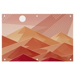 Mountains Sunset Landscape Nature Banner and Sign 6  x 4 