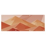 Mountains Sunset Landscape Nature Banner and Sign 8  x 3 