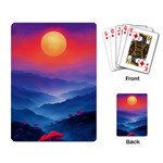 Valley Night Mountains Playing Cards Single Design (Rectangle)