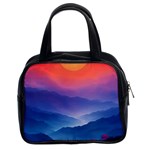 Valley Night Mountains Classic Handbag (Two Sides)