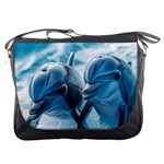 Dolphin Swimming Sea Ocean Messenger Bag