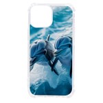 Dolphin Swimming Sea Ocean iPhone 13 mini TPU UV Print Case