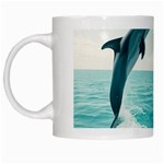 Dolphin Sea Ocean White Mug