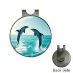 Dolphin Sea Ocean Hat Clips with Golf Markers