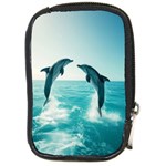 Dolphin Sea Ocean Compact Camera Leather Case