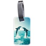 Dolphin Sea Ocean Luggage Tag (two sides)
