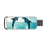 Dolphin Sea Ocean Portable USB Flash (Two Sides)