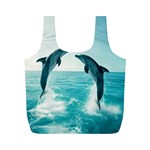 Dolphin Sea Ocean Full Print Recycle Bag (M)