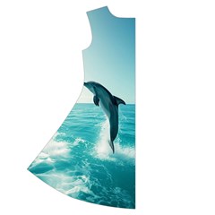 Dolphin Sea Ocean Short Sleeve V Back Left