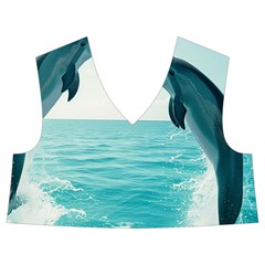Dolphin Sea Ocean Kids  Midi Sailor Dress from UrbanLoad.com Front Top