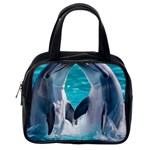Dolphins Sea Ocean Classic Handbag (One Side)