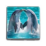Dolphins Sea Ocean Memory Card Reader (Square 5 Slot)