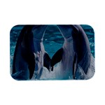 Dolphins Sea Ocean Open Lid Metal Box (Silver)  