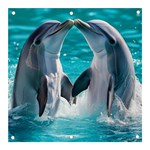 Dolphins Sea Ocean Banner and Sign 3  x 3 
