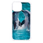 Dolphins Sea Ocean iPhone 13 mini TPU UV Print Case