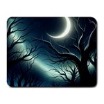 Moon Moonlit Forest Fantasy Midnight Small Mousepad