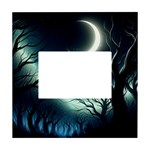 Moon Moonlit Forest Fantasy Midnight White Box Photo Frame 4  x 6 