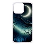 Moon Moonlit Forest Fantasy Midnight iPhone 14 Pro Max TPU UV Print Case