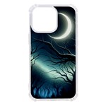 Moon Moonlit Forest Fantasy Midnight iPhone 13 Pro TPU UV Print Case