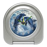 Dolphins Sea Ocean Water Travel Alarm Clock