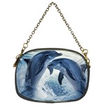 Dolphins Sea Ocean Water Chain Purse (Two Sides)