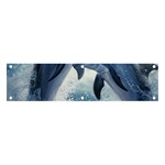 Dolphins Sea Ocean Water Banner and Sign 4  x 1 