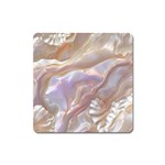 Silk Waves Abstract Square Magnet