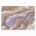 Silk Waves Abstract Large Glasses Cloth (2 Sides)