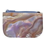 Silk Waves Abstract Large Coin Purse