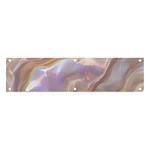 Silk Waves Abstract Banner and Sign 4  x 1 