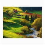 Countryside Landscape Nature Small Glasses Cloth