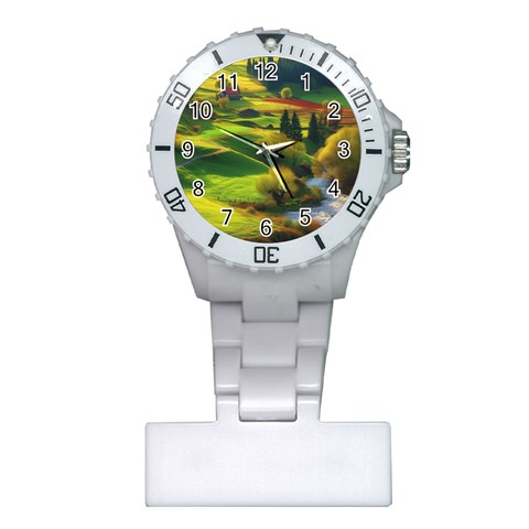 Countryside Landscape Nature Plastic Nurses Watch from UrbanLoad.com Front