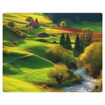 Countryside Landscape Nature Premium Plush Fleece Blanket (Medium)