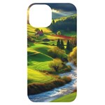 Countryside Landscape Nature iPhone 14 Black UV Print Case