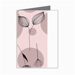 Flowers Pattern Botanical Scrapbook Mini Greeting Card