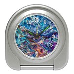 Kaleidoscopic currents Travel Alarm Clock