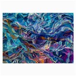 Kaleidoscopic currents Large Glasses Cloth