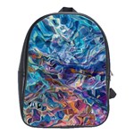 Kaleidoscopic currents School Bag (Large)