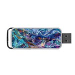 Kaleidoscopic currents Portable USB Flash (One Side)