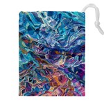 Kaleidoscopic currents Drawstring Pouch (5XL)