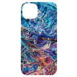 Kaleidoscopic currents iPhone 14 Plus Black UV Print Case