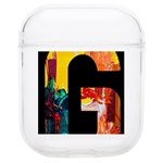 Abstract, Dark Background, Black, Typography,g Soft TPU AirPods 1/2 Case