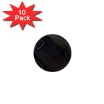 Black Background With Gold Lines 1  Mini Magnet (10 pack) 