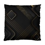 Black Background With Gold Lines Standard Cushion Case (One Side)