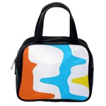 Warp Lines Colorful Multicolor Classic Handbag (One Side)