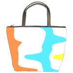 Warp Lines Colorful Multicolor Bucket Bag