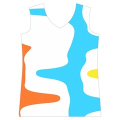 Warp Lines Colorful Multicolor Women s Basketball Tank Top from UrbanLoad.com Front