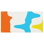 Warp Lines Colorful Multicolor Banner and Sign 8  x 4 