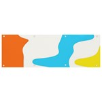 Warp Lines Colorful Multicolor Banner and Sign 9  x 3 